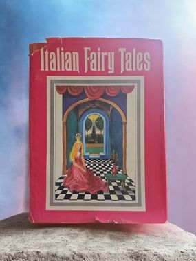 Italian Fairy Tales Hardcover Book - VINTAGE 1971, with Dust Jacket - GREAT FIND